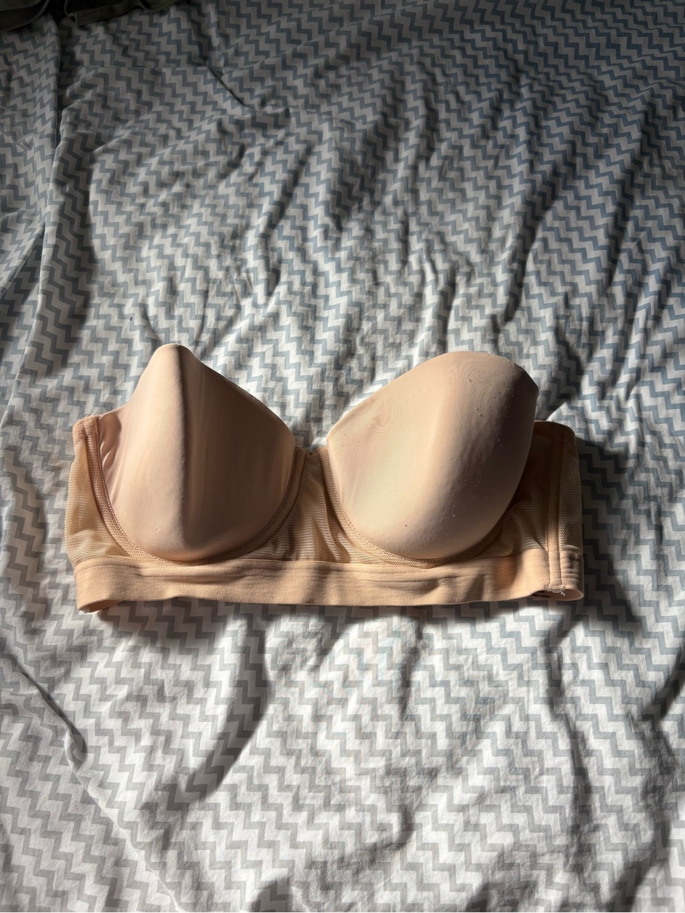 Set of 3 sz M 36C Calvin Klein Black Bralette Jockey Beige Lively Strapless Bra - Picture 2 of 14